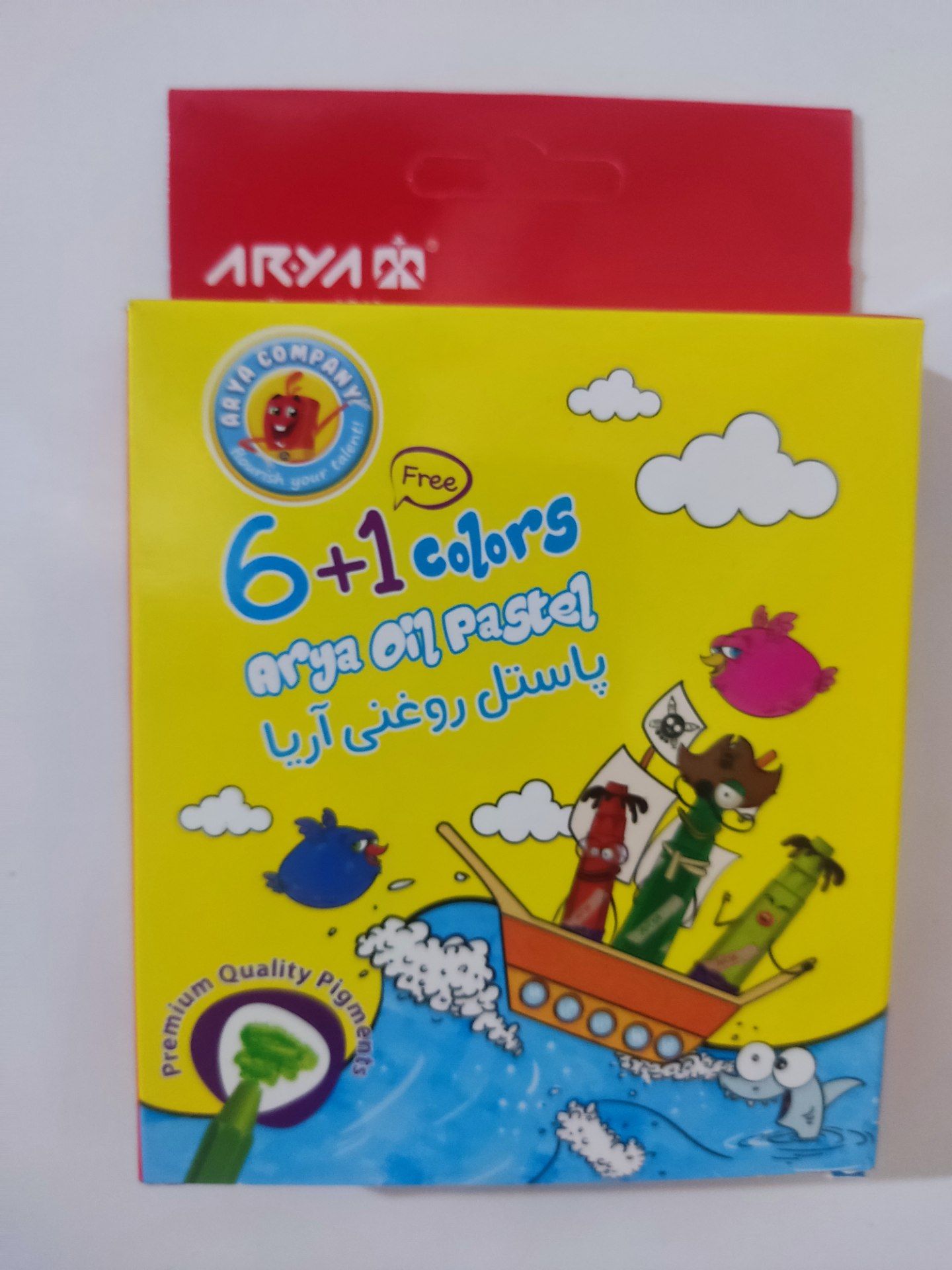 پاستل 6 رنگ هر عدد