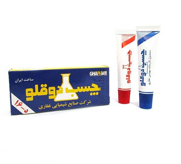 چسب دو قلو غفاری مات قیمت هر عدد